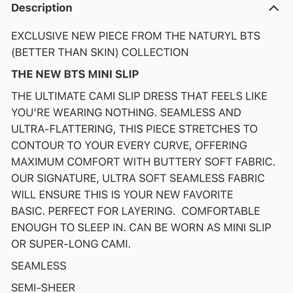 🆕 Naturyl BTS Mini Slip Dress Baby Pink - Picture 3 of 6